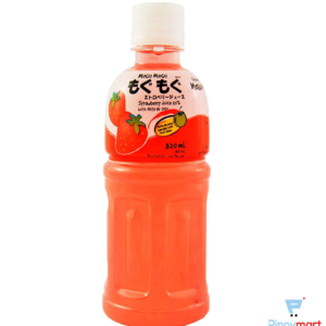 Mogu Mogu Strawberry Drink With Nata De Coco 350ml