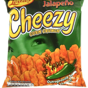 Leslie's Cheezy Corn Crunch Cheddar Jalapeno 70g