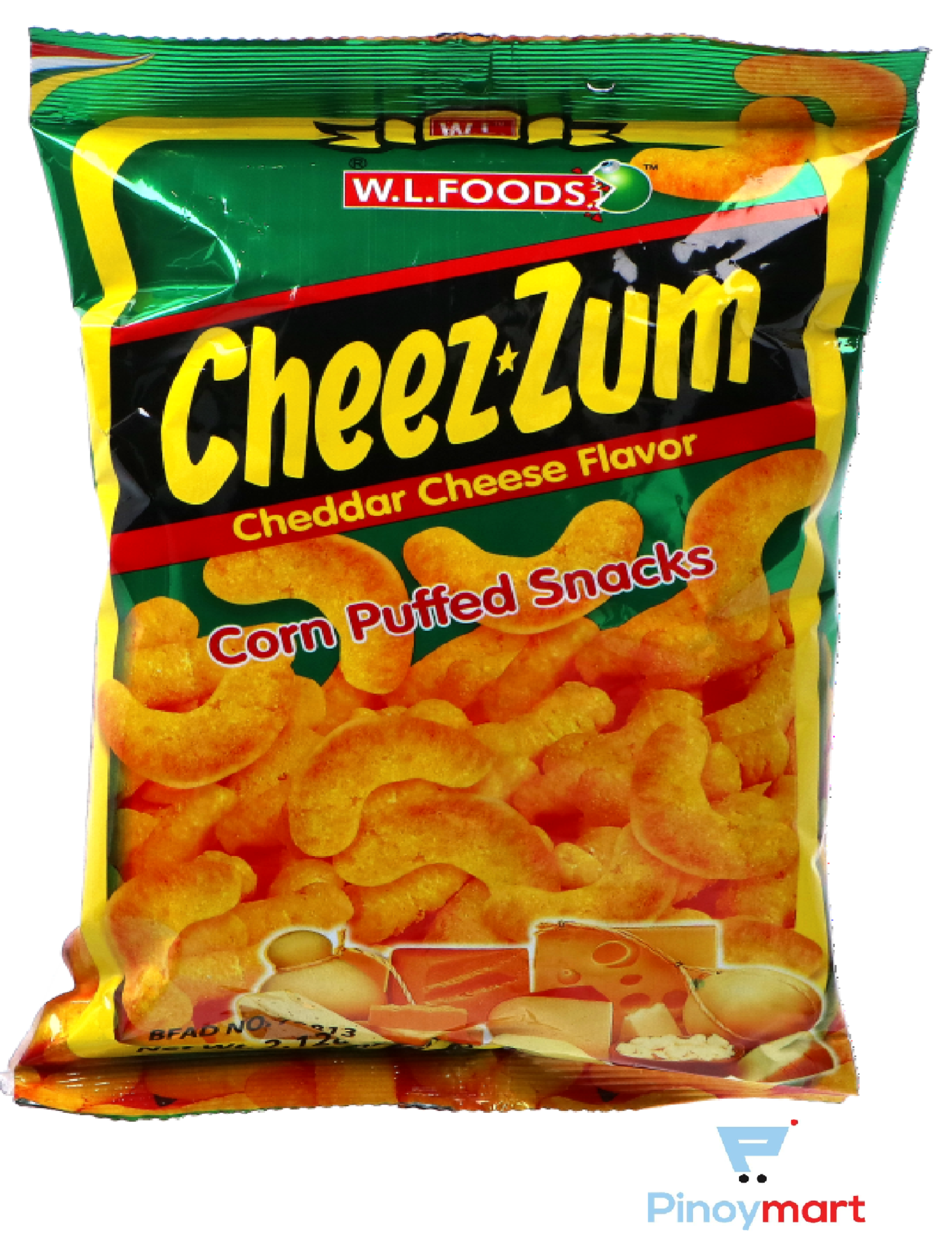 W.L. Cheez-Zum Corn Puffed Snacks 60g - Pinoymart